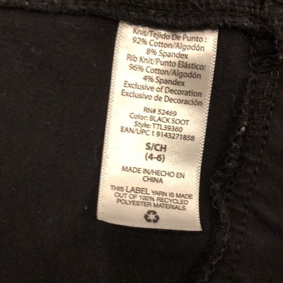 Black Zip-Up Jacket Time and Tru Size S - Picture 5 of 5